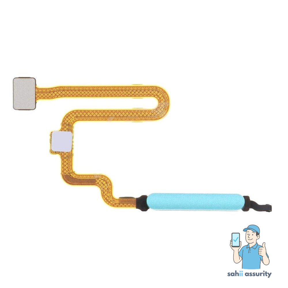 Fingerprint Sensor with Flex Cable for Xiaomi Poco M4 Pro 5G Blue